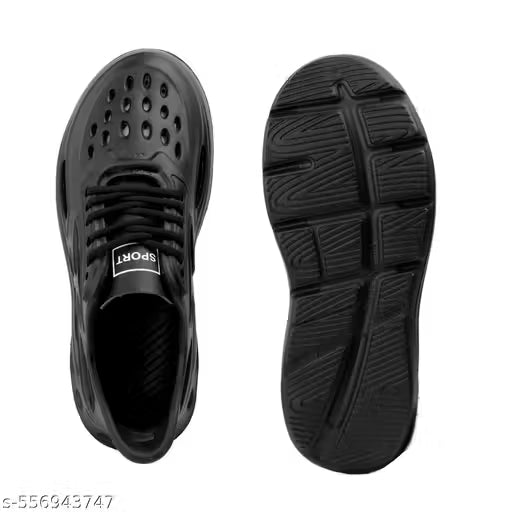 Black Sport Imported Lace Up Clogs For Men | Sandals For Men | Shoes For Men | Croc for Men,  Croc for Women | Clog for Women