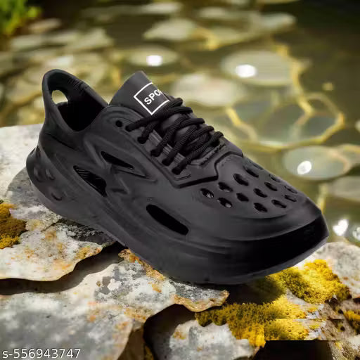 Black Sport Imported Lace Up Clogs For Men | Sandals For Men | Shoes For Men | Croc for Men,  Croc for Women | Clog for Women