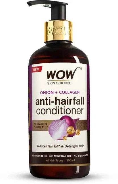 WOW SKIN SCIENCE Onion & Collagen Anti-Hairfall Conditioner |New & Improved Formulation  (300 ml)