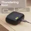 GOBOULT (previously Boult) Z60 with 60Hr Battery, Quad Mic ENC, 50ms Low Latency, 5.3v Bluetooth  (Raven Black, True Wireless)