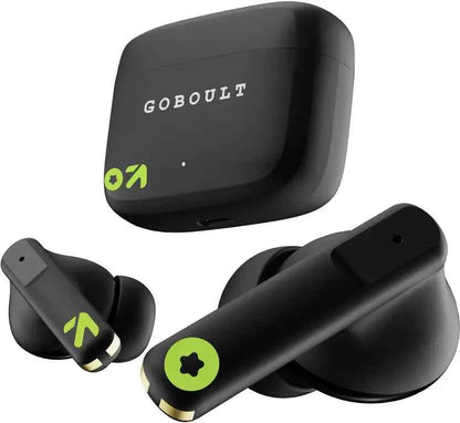 GOBOULT (previously Boult) Z60 with 60Hr Battery, Quad Mic ENC, 50ms Low Latency, 5.3v Bluetooth  (Raven Black, True Wireless)