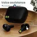 GOBOULT (previously Boult) Z60 with 60Hr Battery, Quad Mic ENC, 50ms Low Latency, 5.3v Bluetooth  (Raven Black, True Wireless)