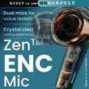 GOBOULT (previously Boult) Z40 with ENC Mic, 60H Battery Life, Low Latency Gaming, 5.3v Bluetooth  (Blue, In the Ear)