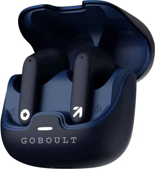 GOBOULT (previously Boult) Z40 with ENC Mic, 60H Battery Life, Low Latency Gaming, 5.3v Bluetooth  (Blue, In the Ear)
