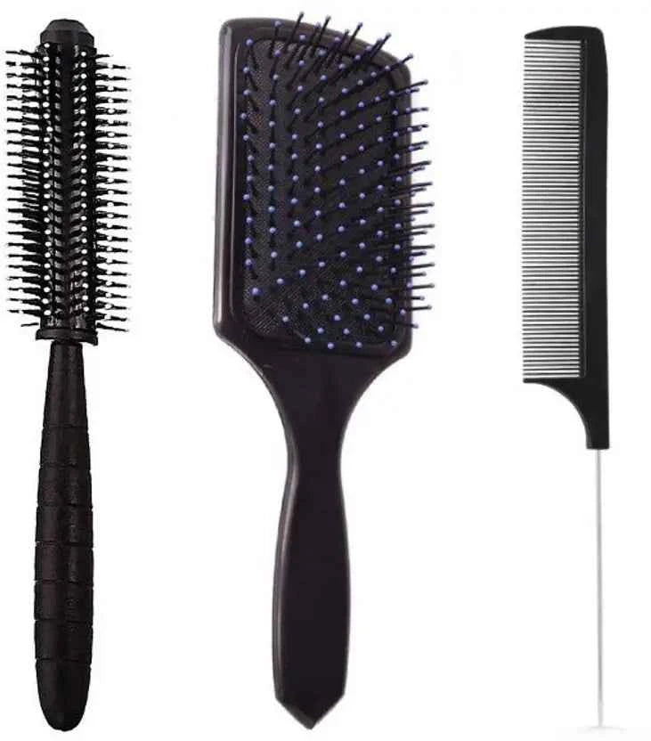 SANDIP pack of 3 hair brush