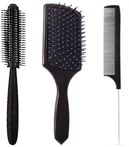 SANDIP pack of 3 hair brush