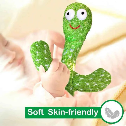 VampsKart Baby Dancing Cactus Toys with Multiple Features, Dancing,120 Songs,Recording etc  (Green) First Cry