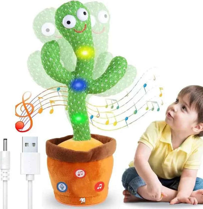 VampsKart Baby Dancing Cactus Toys with Multiple Features, Dancing,120 Songs,Recording etc  (Green) First Cry