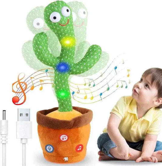 VampsKart Baby Dancing Cactus Toys with Multiple Features, Dancing,120 Songs,Recording etc  (Green) First Cry